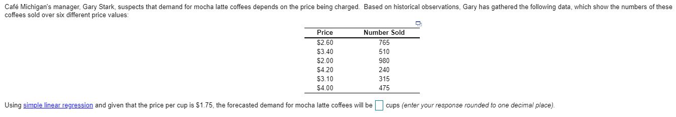 Caf Michigan's manager, Gary Stark, suspects that