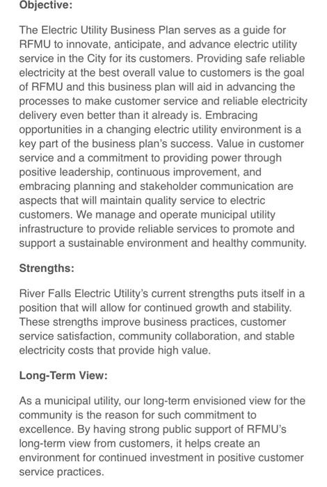 buisiness plan for low current company 6.0