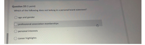 Question 31 (1 point) Javier tells Luis that he