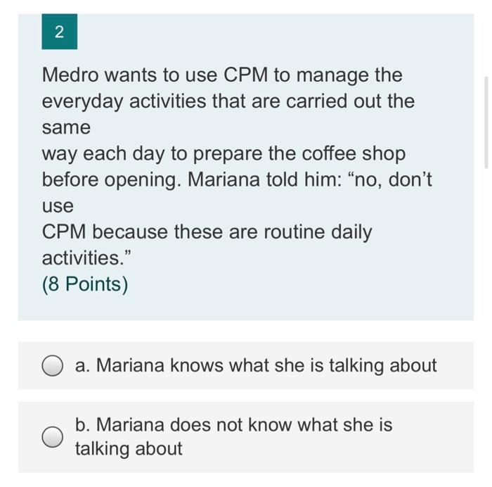 1 Medro and Mariana decided to carry out a trip