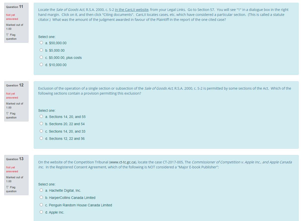 Question 8 Locate the LawNow article, Marc