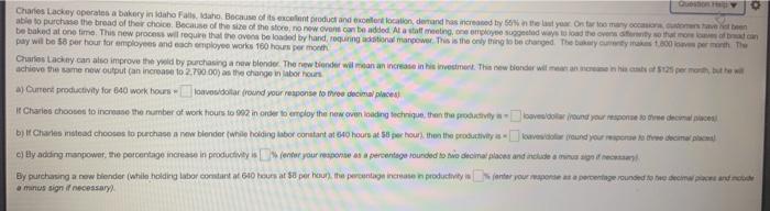 Charles Lackey operates a bakery in daho Falls,
