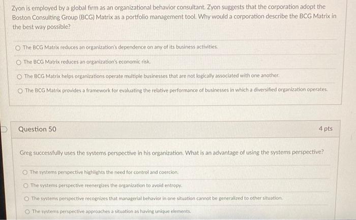 Zyon is employed by a global firm as an