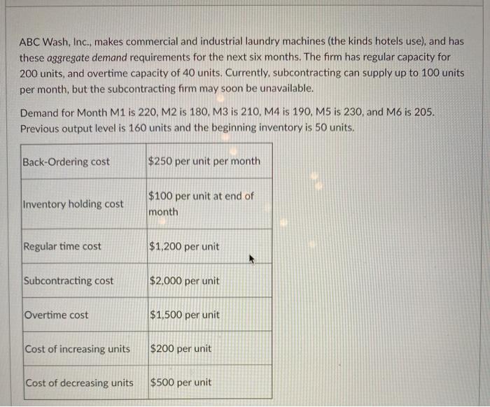 ABC Wash, Inc., makes commercial and industrial