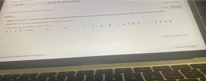 Que CASE Tod in Quety Plus Company produe