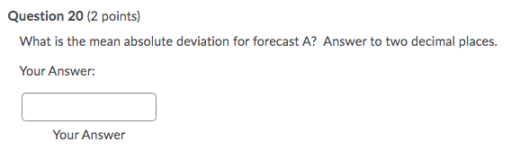 Your historical sales and two forecast approaches