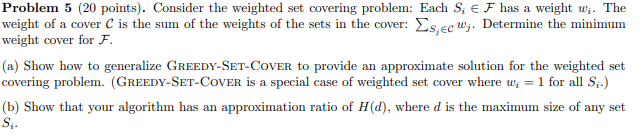 Problem 1 (20 points). Vertex cover and clique