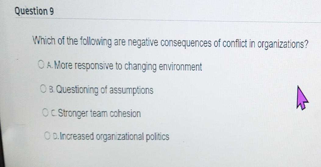 q9 Question 9 Which of the following are negative