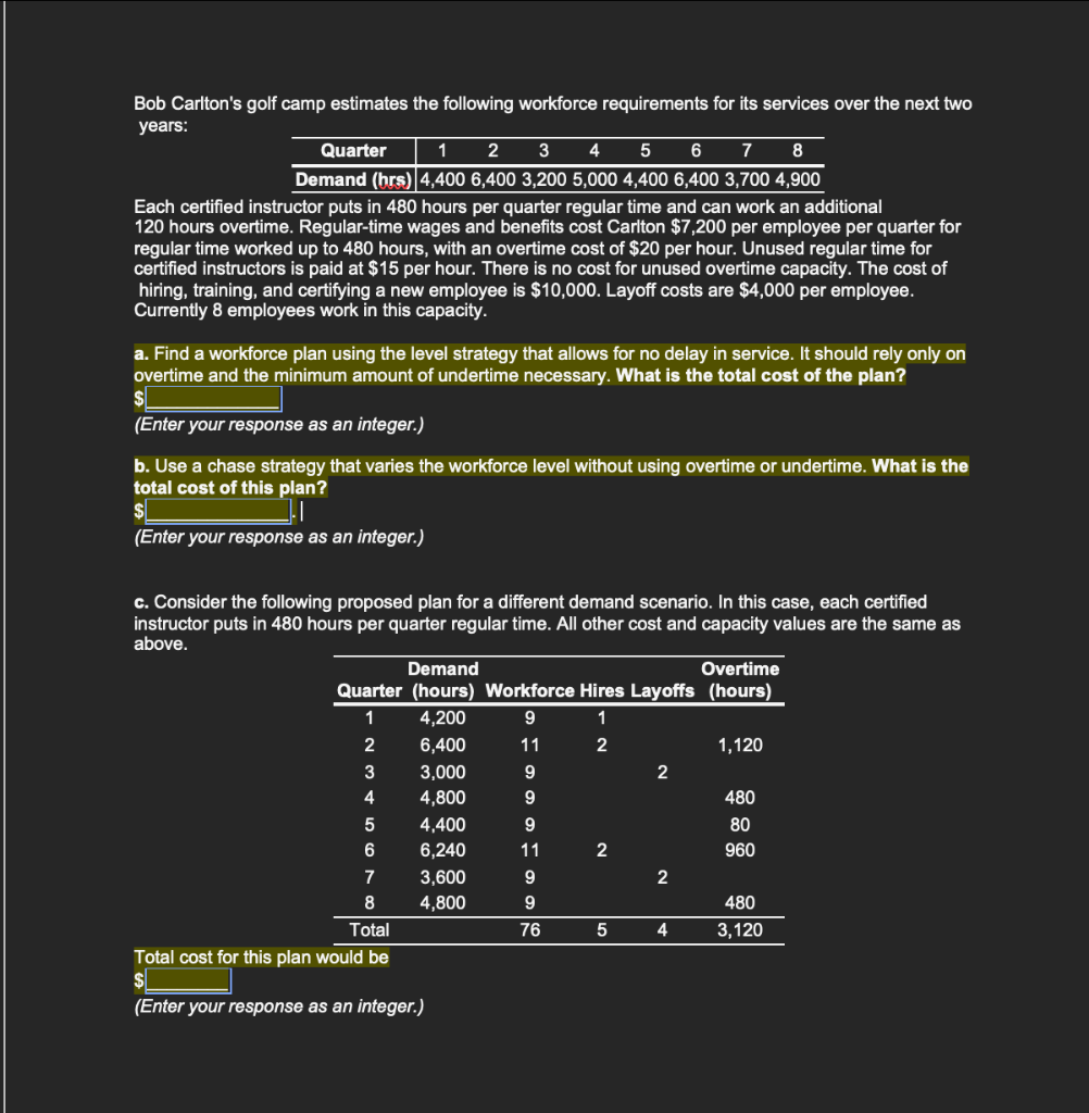 Each certified instructor puts in 480 hours per