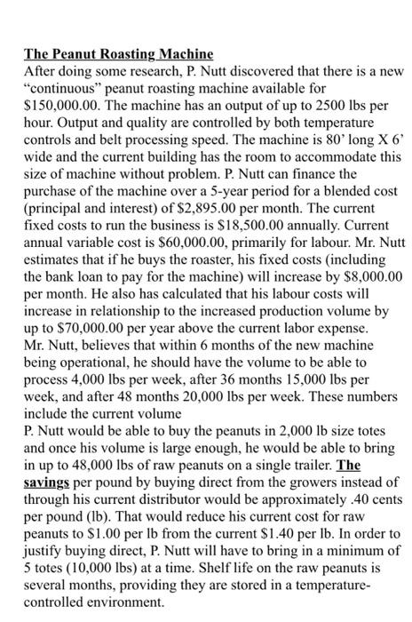 CASE STUDY 4: Ch. 6 EVERYTHING AND NUT'n P. Nutt