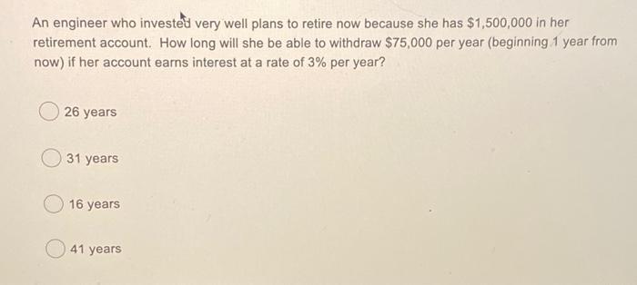 An engineer who invested very well plans to