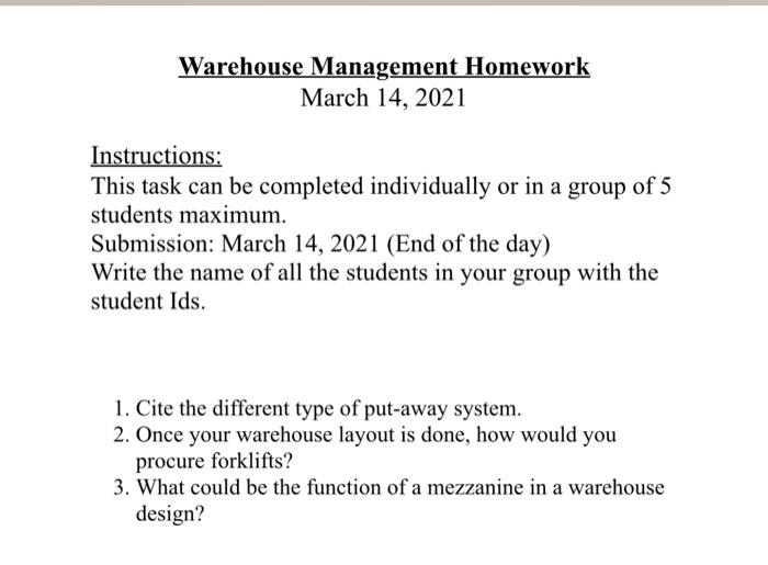 Instructions: This task can be completed