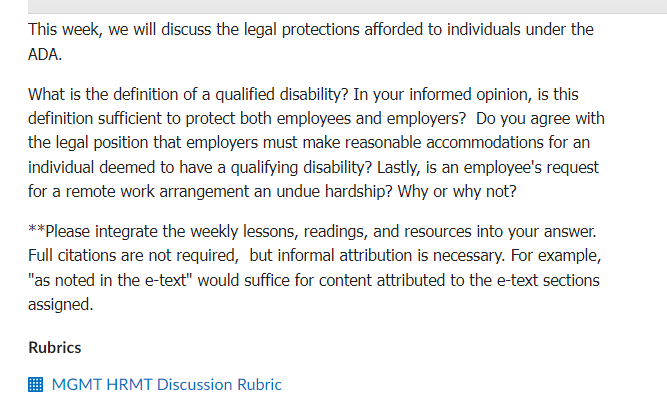 This week, we will discuss the legal protections