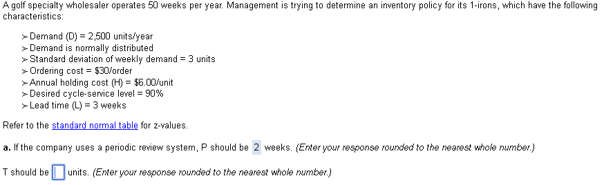 Agolf specialty wholesaler operates 50 weeks per