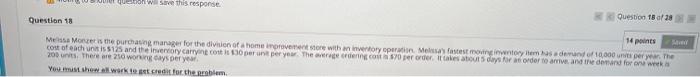 question wo Save this response Question 1828