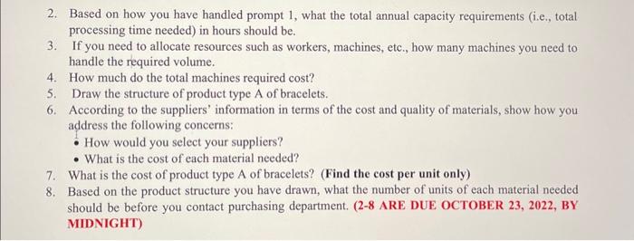 i need help with 2-8 but if you can do that much