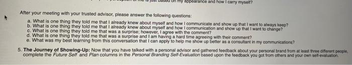 please answer these questions about self