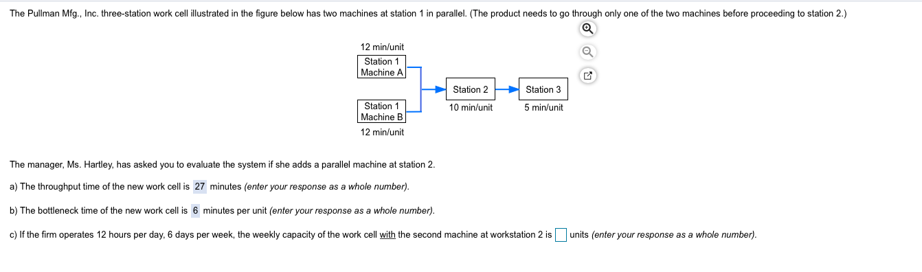 The Pullman Mfg., Inc. three-station work cell