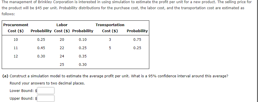 The management of Brinkley Corporation is