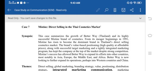 09 9:43 AM 00 HD + Case Study on Communication