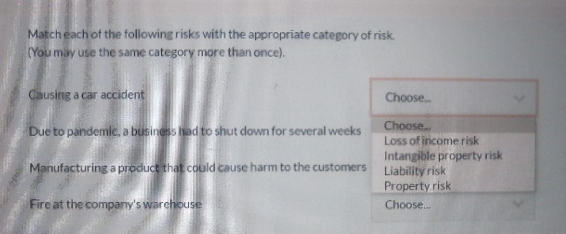 Please help me Iam in attempt Match each of the