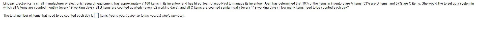 Lindsay Electronics, a small manufacturer of