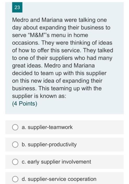 Note: I need one line explanation of all the