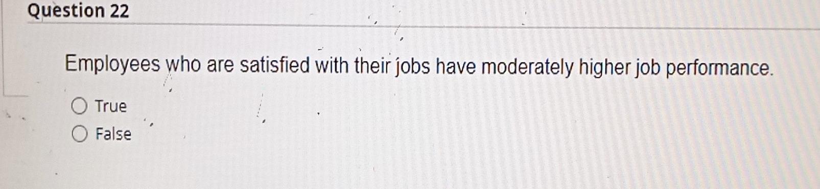 q22 and q23 Question 22 Employees who are