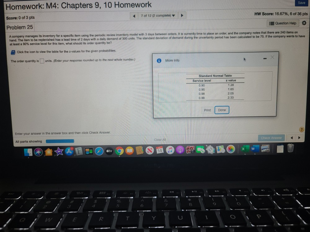 Save Homework: M4: Chapters 9, 10 Homework 7 of