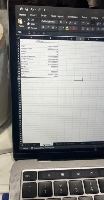 answer what you can based on whats given 1) A