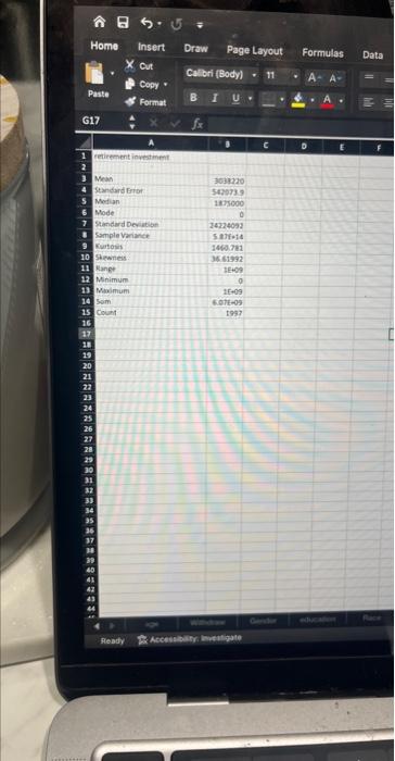 answer what you can based on whats given 1) A