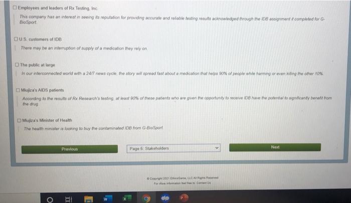 Belligent Identity the Stakeholdet. P 1700 of