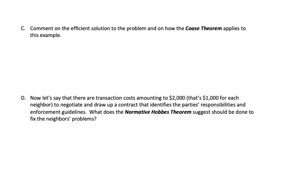 Let's say that two neighbors have a problem with