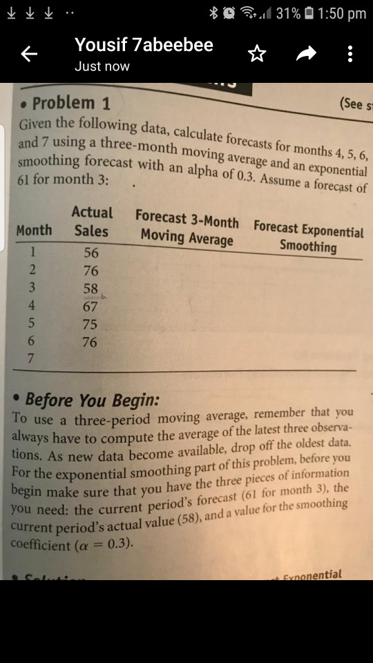 * @ 21 31% 0 1:50 pm e Yousif 7abeebee Just now