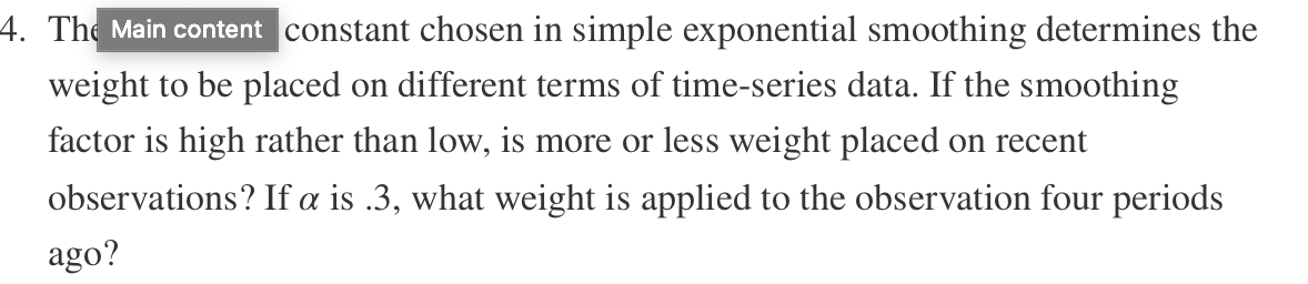 Please use excel and show formulas used as well