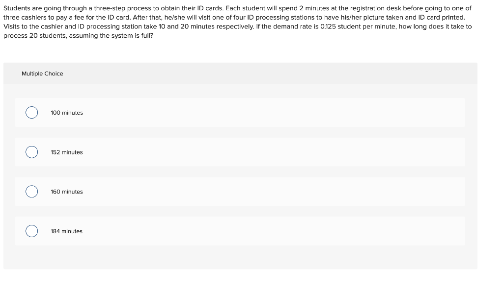 Students are going through a three-step process