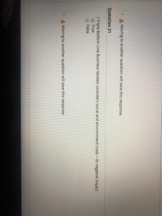 A Moving to another question will save this