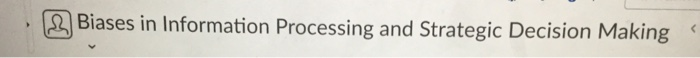 please explain,thank you very much Biases in