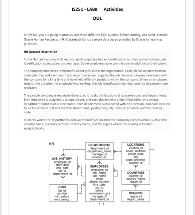 In this lab, you are going to practice and write