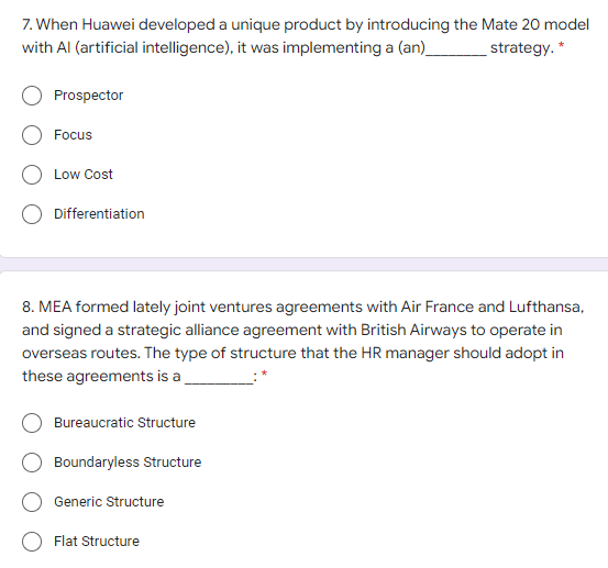 7. When Huawei developed a unique product by