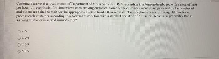 Customers arrive at a local branch of Department