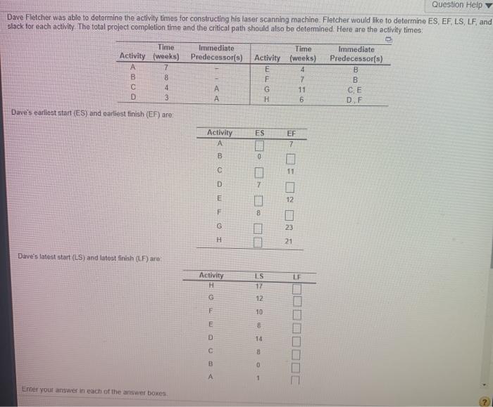 Question Help Charles Lackey operates a bakery in