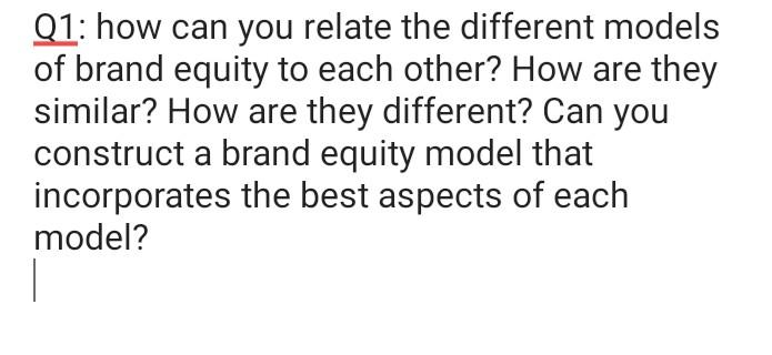 IN SENSE OF MARKETING MANAGEMENT Q1: how can you