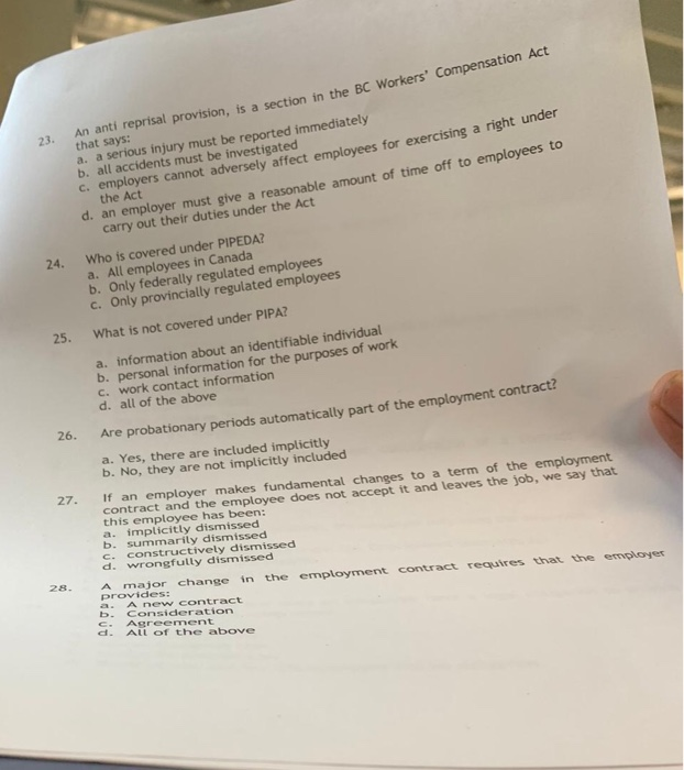 hii this is employment law 3905 auestions An anti