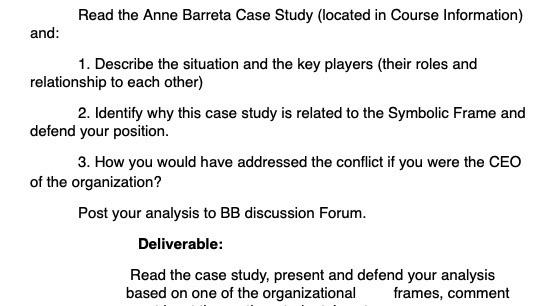 Anne Barreta Anne Barreta was excited but scared