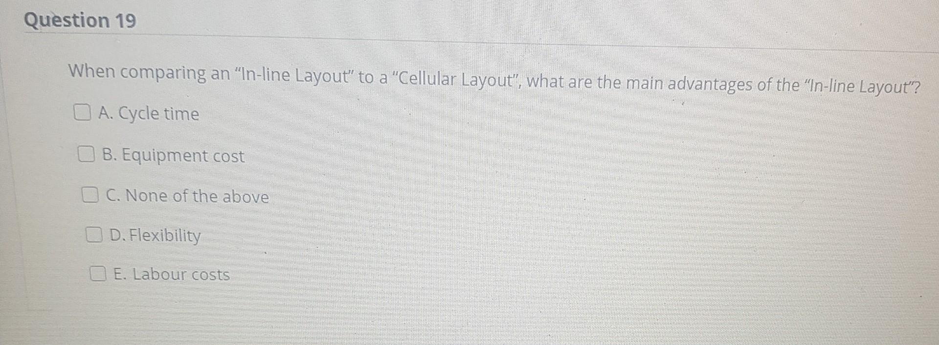 no need to explain answer Question 16 What is the