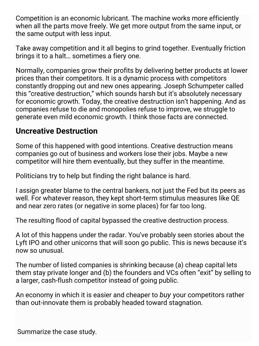 Case study 3 Without realizing it, we've become a