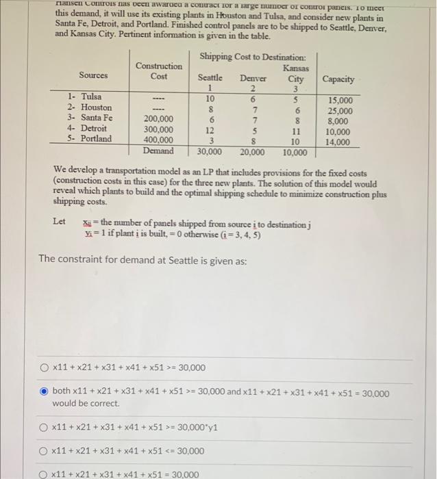 ransen Conrois has been awarded a contract for a