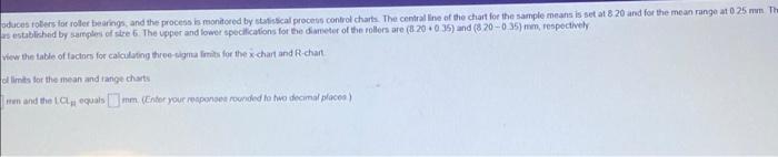 oduces rollers for roller bearings, and the