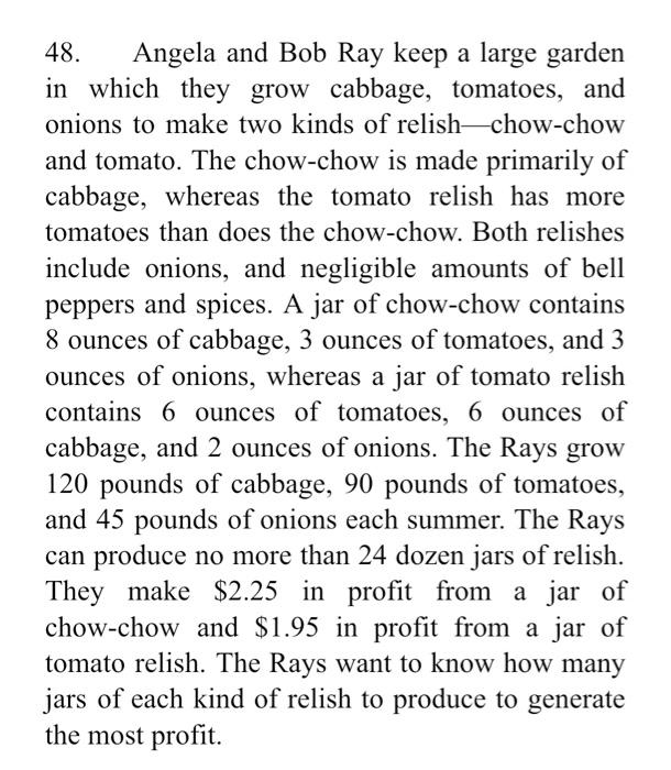 Do Not Attempt to Solve, Just Formulate The